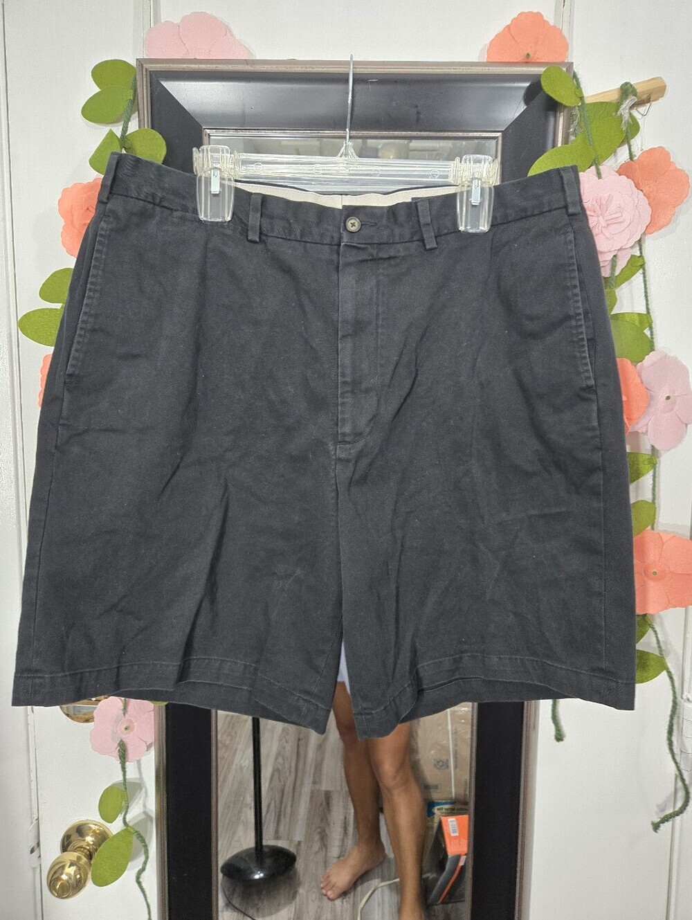 Daniel Cremieux Black Bayonne Short Sz 38 Flat Front